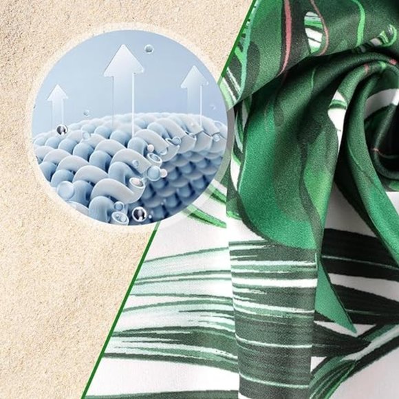 Sand palm~palm beach towel size: 73" x 32" - Picture 8 of 11